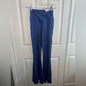 Aerie flare leggings cross over